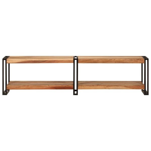 vidaXL TV Cabinet 160x30x40 cm Solid Wood Acacia