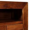 vidaXL Sideboard with Drawer Brown 80 x 30 x 55 cm Solid Acacia Wood