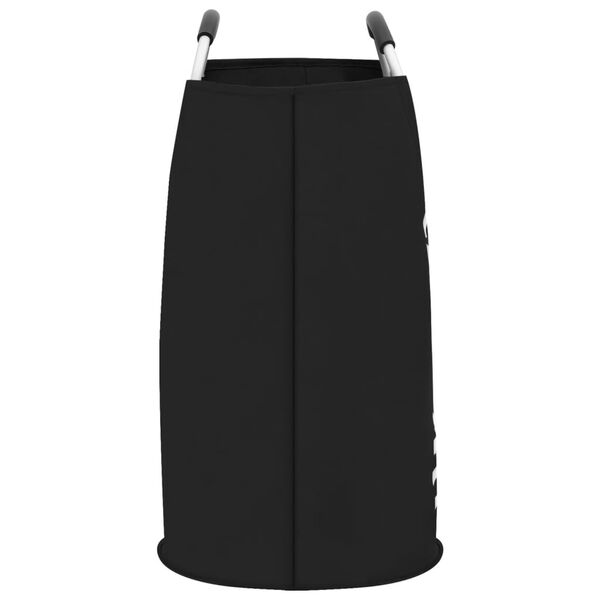 vidaXL Laundry Sorter 2 pcs Black