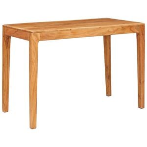 vidaXL Dining Table 110 x 55 x 76 cm Solid Acacia Wood Brown