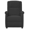 vidaXL Recliner Chair Black Faux Leather