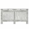 vidaXL Radiator Cover Concrete Grey 152 x 19 x 81.5 cm Engineered Wood