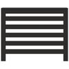 vidaXL Radiator Cover Black 104x20x82 cm Engineered Wood