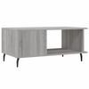 vidaXL Coffee Table Grey Sonoma 90x50x40 cm Engineered Wood