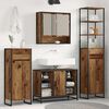 vidaXL Bathroom Cabinet Old Wood 40 x 30 x 180 cm Engineered Wood