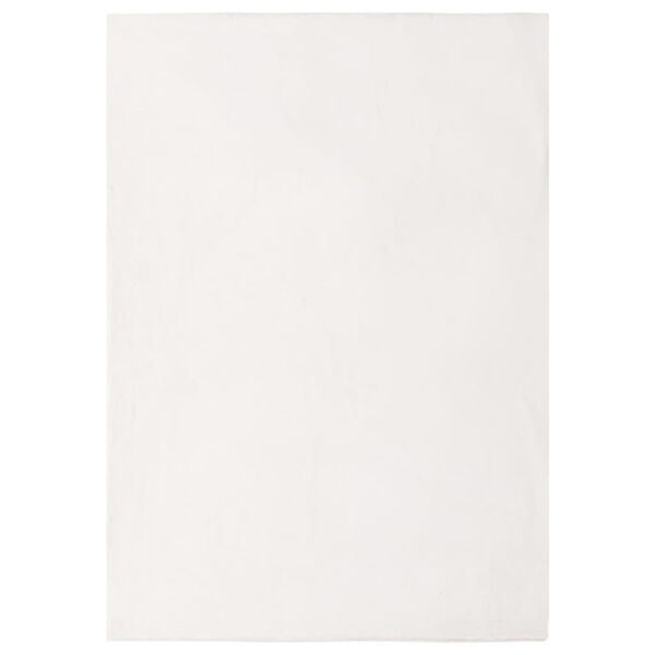 vidaXL Rug Faux Rabbit Pelt 180x270 cm Cream