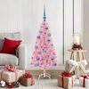 vidaXL Christmas Tree with 150 LEDs with Stand Pink 120 cm PVC