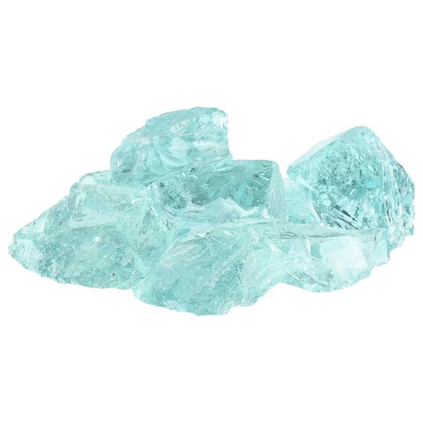 vidaXL Garden Stones Turquoise 12 cm Glass