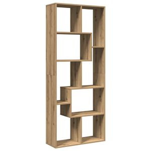 vidaXL Room Divider Bookcase Artisan Oak 67x25x161.5 cm Engineered Wood