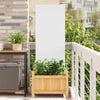 vidaXL Garden Privacy Screen White 50 x 140 cm Cold-rolled steel