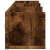 vidaXL Wall Cabinet Smoked Oak 75x18x16.5 cm Engineered Wood