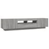 vidaXL 2 Piece TV Cabinet Set with LED Lights Grey Sonoma Engineered Wood