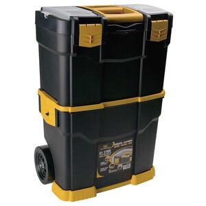 vidaXL Rolling Tool Box 460x280x677 mm PP