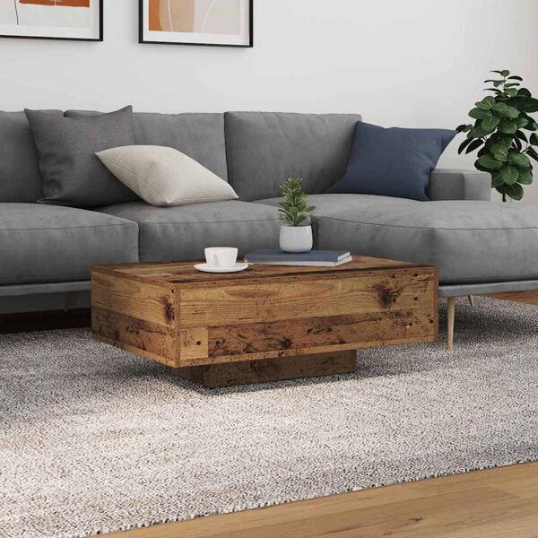 vidaXL Coffee Table Old Wood 85 x 55 x 31 cm Engineered Wood