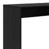 vidaXL Bar Table Black Oak 102 x 50 x 103.5 cm Engineered Wood