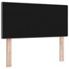vidaXL Headboard with Headboard Dark Grey 100 cm Faux Leather