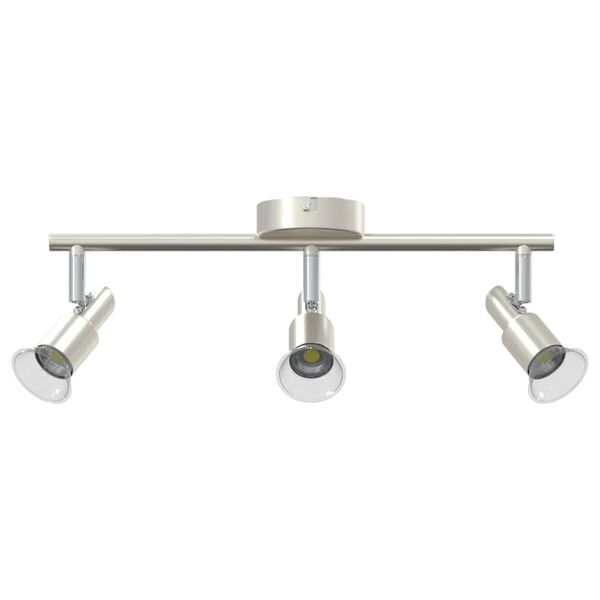 vidaXL Ceiling Spotlight Nickel 39 x 10.5 x 10.5 cm Steel