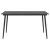 vidaXL 7 Piece Garden Dining Set Black