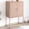 vidaXL Highboard Pink 68.5x38.5x107 cm Steel