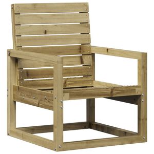 vidaXL Garden Chair 57.5x63x76 cm Impregnated Wood Pine