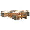 vidaXL Outdoor Sofa Set 9 pcs