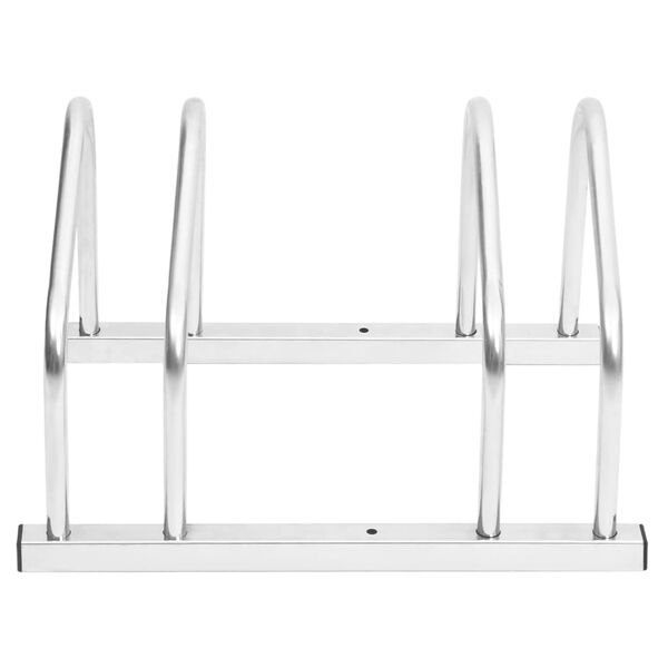 vidaXL Bike Rack for 2 Bikes Galvanised Steel