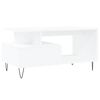vidaXL Coffee Table White 90x49x45 cm Engineered Wood