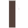 vidaXL Venetian Blind Manual Dark Brown with Pattern 213 x 40 cm PVC