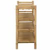 vidaXL Shoe Rack with Shelf Natural 4-tier Bamboo