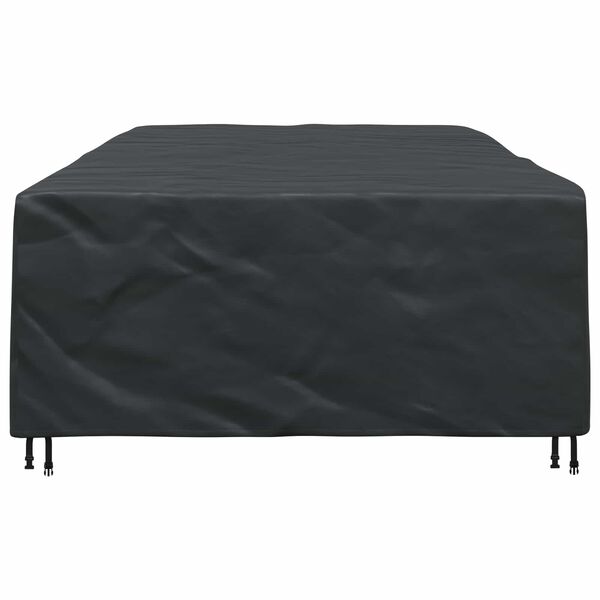 vidaXL Furniture Cover Plain Black 315 x 180 x 74 cm 210D