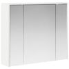 vidaXL Bathroom Mirror Cabinet White 73.5 x 16 x 62.5 cm