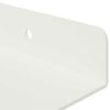 vidaXL Floating Shelf Wall-mounted 3 pcs White 40 x 9 x 2.5 cm Steel