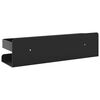vidaXL Shower Shelf Matt Black 23x6.5x6 cm Brushed 304 Stainless Steel
