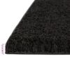 vidaXL Door Mat Black 40x60 cm Tufted Coir