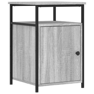 vidaXL Bedside Cabinet Grey Sonoma 40x42x60 cm Engineered Wood