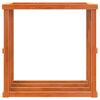vidaXL Outdoor Log Holder Wax Brown 109x52x106 cm Solid Wood Pine