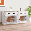 vidaXL Sideboards 2 pcs White Engineered Wood