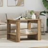 vidaXL Coffee Table Artisan Oak 72 x 50 x 50 cm Engineered Wood