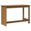 vidaXL Desk Honey Brown 112 x 50 x 75 cm Solid Pine Wood