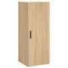 vidaXL Highboard Sonoma Oak 34.5x34x180 cm Engineered Wood