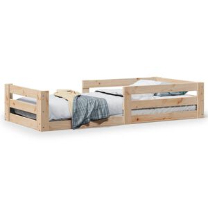 vidaXL Bed Frame without Mattress 90x200 cm Solid Wood Pine