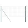 vidaXL Fence Post 12 pcs Green 60 cm Powder-coated steel