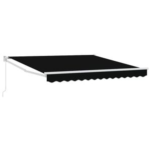 vidaXL Retractable Awning Black 300 x 250 x 165 cm
