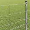 vidaXL Field Fence Silver 25 x 0.8 m Galvanised steel
