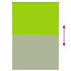 vidaXL Roller Blind Blackout Leaves Green 110x175 cm Fabric Width 105.7 cm Polyester