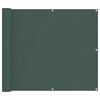 vidaXL Balcony Screen Dark Green 100 x 500 cm Oxford Fabric