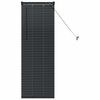 vidaXL Venetian Blinds Height Adjustable Black 130 x 40 cm Aluminium
