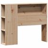 vidaXL Bookcase Bed without Mattress 90x190 cm Single Solid Wood Pine