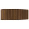 vidaXL 5 Piece TV Cabinet Set Brown Oak Engineered Wood