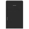 vidaXL Storage Cabinet Black 56.5x39x90 cm Engineered Wood